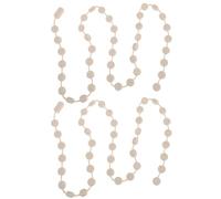 Didiseaon 2Pcs Food-Grade Silicone Pie Weights Chain Reusable Beige Baking Weights for Pie Crust Making Heat-Resistant Kitchen Baking Supplies for Sourdough and Tart Crusts