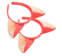Didiseaon 2pcs Foxes Ears Headband Assorted Color Fabric Hair Clip Creative Chic Costume Decoration Comfortable for Wearing for Parties and Role-playing