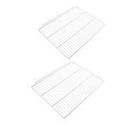 Didiseaon 2pcs Freezer Shelf Divider Metal Wire Mesh Shelf for Refrigerator Fridge Cabinet Use As Replacement Organizer