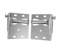 Didiseaon 2pcs Garage Door Bottom Lifting Brackets Iron Replacement Parts for Residential Doors with Stable Hinge Mechanism
