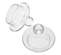 Didiseaon 2pcs Glass Whiskey Snifter Covers for Tasting Glasses and Whiskey Tasting Glasses, Sl lass Cocktail Lid Covers for Bars and Drinking Rituals, Versatile Use and Aroma