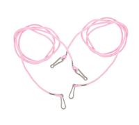 Didiseaon 2pcs Glove Clips Adjustable Elastic Nylon Mitten Holder Strap Lost Glove Keeper for Winter Outdoor Activities Pink