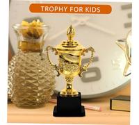 Didiseaon 2pcs Gold Mini Trophy Cup Lightweight Award for Contest Winners Classroom Sports Recognition