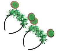 Didiseaon 2Pcs Green Fruit Print Party Hair Hoop Set, Creative Chic Headband Hair Accessories for Festival