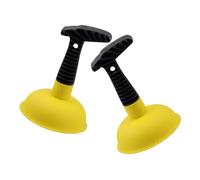 Didiseaon 2Pcs Handheld Drain Plunger Unclogger Tool for Bathroom Kitchen Strong Suction Power for Efficient Cleaning of Toilets Drains Home Accessory for Daily Use