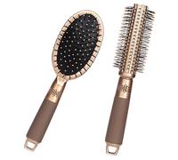 Didiseaon 2pcs Handheld Paddle Hair Smoothing Combs Detangling Brush for Effortless Hair Care Skin-friendly Material Lightweight Design for All Types