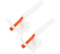 Didiseaon 2pcs Heavy Duty Kitchen Utensil Hooks No Drilling Plastic Wall Hooks with Rotating Six-Claw Design Strong Load Bearing for Convenient Kitchen Storage