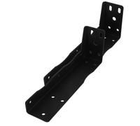 Didiseaon 2Pcs Heavy Duty Wall Mounted Shelf Brackets Black Triangular Support for Floating Shelves Tv Countertop with Reinforced Stability and Easy Installation