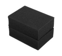 Didiseaon 2pcs High Density Black Sponge Needle Felting Pad for DIY Wool Crafts Soft Protective Felt Base with Noise Reduction for Manual Craft Projects