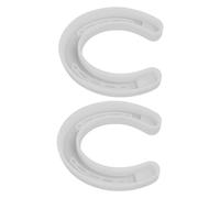Didiseaon 2pcs Horseshoe Hoof Silicone Molds for Epoxy Resin and Fondant Baking Nonstick Flexible Handmade Craft Candy Polymer Clay Cake Decorating