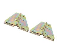 Didiseaon 2pcs Iron Table Leaf Hinges Reinforced Strength and Sturdy Design for Side Table Use, Heavy Duty Butterfly Hinge Suitable for Folding and Smooth Movement