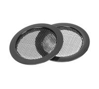 Didiseaon 2pcs Kouan Metal Sound Hole Cover for Dobro Guitar Grille Screen Resonator Guitar Screen Resonator for Acoustic Sound Enhancement