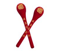 Didiseaon 2pcs Long Handheld Body Massager Stick with Ergonomic Design for Muscle Tension Relief Chinese Massage Hammer Pat Tool with Instructional Guide Compact for Home and Office Use