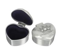 Didiseaon 2pcs Love Box Teeth Keepsake Box Alloy Tooth Holder Boy Girl Holder Storage for Boys and Girls Keepsake for and for First