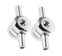 Didiseaon 2pcs Metal Drum Lugs Snare Tom Bass Drum Ear Accessories for Replacement Parts Beginner Use