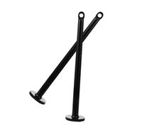 Didiseaon 2pcs Metal Loading Pin Weight Plate Holder Barbell Slice Storage Rack for Gym Equipment Home Weight Lifting Compatible with Handles Pulleys Belts Portable