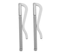 Didiseaon 2pcs Metal Money Clip Portable Cash and Credit Card Holder Spring-Loaded Wallet Clamp Lightweight for Men and Women