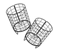 Didiseaon 2pcs Metal Rabbit Feeder Sturdy Holder for Guinea Pigs Small Animals Convenient Hay Dispenser Easy to Clean Space Saving Design