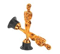 Didiseaon 2Pcs Mini Award Trophy Cups Shiny Decorative Props for Electroplated Honor Trophies for Sports Competitions Boosts Team Spirit and Celebrates Achievements
