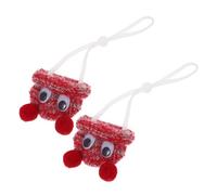 Didiseaon 2pcs Mini Crochet Hamster Hats Small Pets Adjustable Knitted Animal Headwear for Hamsters and Guinea Pigs Party Costumes