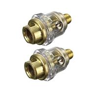 Didiseaon 2pcs Mini Oiler Lubricator Automatic Oil Applying Tool for Pneumatic Pipeline Connection Enhances Tool Performance and Longevity Durable Construction