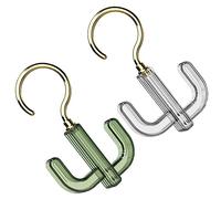 Didiseaon 2pcs Multi-purpose 360 Degree Rotary Tie Hanger and Scarf Holder Rack Made of Sturdy Abs and Pet Material, for Small Items and Purses, for Travel and Closet Organisation