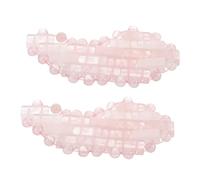 Didiseaon 2pcs Natural Jade Eye Mask for Cool Eye Relief Portable Sleeping Mask for Women for Travel and Relaxation and Stress Relief