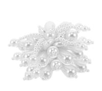 Didiseaon 2pcs Pearl Shoe Clips Handmade Floral Wedding Shoe Decorations for Women Removable Bridal Charms Compatible with Pumps Flats Loafers Sneakers Elegant Luxury Accessories for Special