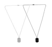 Didiseaon 2pcs Pet Ashes Pendant Necklace Metal Dog Bone Urn Cremation Jewelry with Secure Compartment Lightweight Memorial Keepsake for Daily Wear for Honoring Beloved Pets