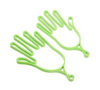 Didiseaon 2pcs Portable Golf Glove Racks Lightweight Gloves Holders for Men and Women Support Stretcher for Drying and Maintaining Shape Green