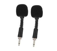 Didiseaon 2pcs Portable Noise Reduction Microphones with Wide Frequency Response, Simple Operation, Plastic and Copper Build, for Live Streaming and Stage Performance, Compact Design for PC