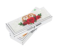 Didiseaon 2pcs Portable Stainless Steel Pill Holder Medicine Organizer Random Patterns Weekly Medication Storage for Vitamins and Supplements Travel-Friendly Design