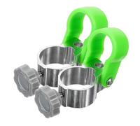 Didiseaon 2pcs Professional Aluminum Alloy Fishing Umbrella Brackets with Anti-skid Clip Holder for Outdoor Angling Chairs and Rods