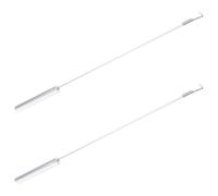 Didiseaon 2pcs Quartz Clock DIY Repair Craft Pendulum Clock Pendulum Replacement Part Repair Tool Silver