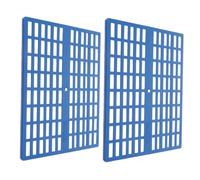 Didiseaon 2pcs Rabbit Cage Mat Foot Pads for Small Animals Versatile Cuttable Resting Floor Pads Wear-resistant Pet Mats for Hamsters Rabbits Guinea Pigs Blue