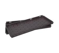 Didiseaon 2pcs Rectangular Plastic Garden Planter Box Side Panels with Brick Pattern, Easy Assembly and Universal Compatibility, Suitable for Balconies and Family-friendly Settings, Coffee