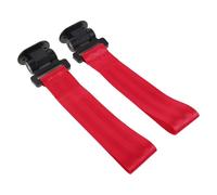 Didiseaon 2pcs Red Automotive Tow Strap with High-strength Adhesive Nylon Racing Traction Rope for Car Truck Bumper Modification Weather-resistant Decorative Trailer Belt for Enhanced