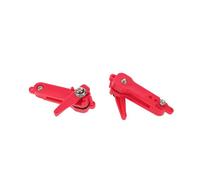 Didiseaon 2pcs Red Plastic Fishing Line Straightener Clips Heavy Duty Ocean Fishing Release Clips Trolling Line Straightening Tool for Offshore Saltwater Angling