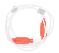 Didiseaon 2pcs Red Syphon Tube with Filter for Enzyme and Wine Transfer Manual Siphon Tool for Filtering Extracting and Bottling Fast Flow and Break-Resistant Home Brewing Equipment