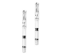 Didiseaon 2pcs Refillable Soft Brush Pens for Calligraphy and Watercolor Painting Large Ink Capacity Fine Tip Pens for Students Artists Drawing Sketching and Writing