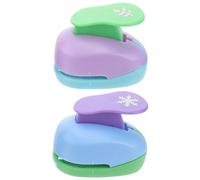 Didiseaon 2pcs Reusable Paper Punch for DIY Crafts with Plastic Material, for Envelopes and Memory Books, Imagination and Exercising Hands and Brains