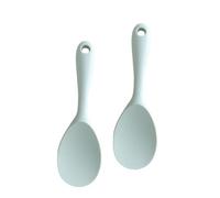Didiseaon 2Pcs Rice Scoopers Non Stick Rice Paddle Heat Resistant Household Kitchen Tool for Cooking and Serving Ergonomic Handle Wear Resistant Design Green