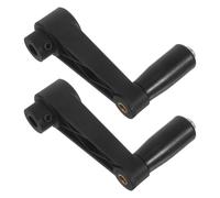 Didiseaon 2pcs Round Hole Hand Crank Generator Handles Replacement Ergonomic Tapered Antislip Grip Manual Crank Arm for Outdoor Power and Trailer Jack Use Wear-Resistant Generator Start