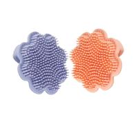 Didiseaon 2pcs Shampoo Brush Silicone Cradle Cap Removal Hair Wash Brush Gentle Scalp Care Comb for Boy Girl Exfoliating Massage for Delicate Skin
