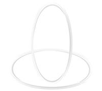 Didiseaon 2Pcs Silicone Sealing Rings for Pressure Cookers High-Temperature Resistant Silicone Pot Rings Compatible with Midea Electric Pressure Cooker Flexible and Easy to Install