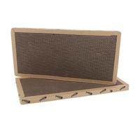 Didiseaon 2pcs Sisal Cat Scratching Mat 16.7x8.25" with Corrugated Cardboard Edge Indoor Couch Corner Protector and Scratch Pads for Cats Sturdy Scratcher Mat for Furniture Protection