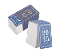 Didiseaon 2pcs Small Desk Calendar Retro Tear Off Daily Planner for Home Office Sturdy Charming Narrative Poetry Design Easy to Use January to December