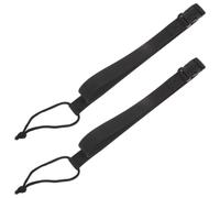 Didiseaon 2pcs Snowboard Safety Leash for Adults with Quick Release Buckle, Polyester Snowboard Retention Strap for Secure Binding, Easy Portability for Resort Riding and Mountain Activities