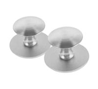 Didiseaon 2pcs Stainless Steel Adhesive Drawer Knobs for Cabinet Handles Suction Grab Handles for Shower Glass Doors Sliding Door Pulls Suitable for Refrigerator and Bathroom Use