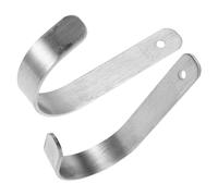 Didiseaon 2pcs Stainless Steel Life Buoy Holder with 3" Opening, Rust and Salt Resistant Marine Life Ring Bracket for Pools and Land Emergencies, Fully Secure Emergency Flotation Device